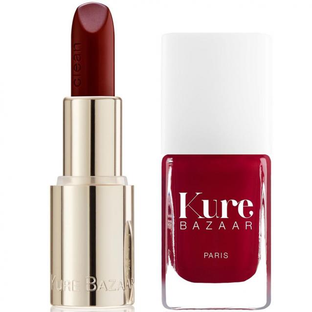 Kure Bazaar Cherie Lipstick And Nail Polish Duo