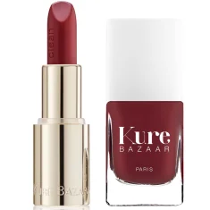 Kure Bazaar Tea Rose Lipstick And Nail Polish Duo Kure Bazaar Tea Rose Lipstick And Nail Polish Duo
