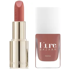 Kure Bazaar Zoe Satin Lipstick And Nail Polish Duo Kure Bazaar Zoe Satin Lipstick And Nail Polish Duo