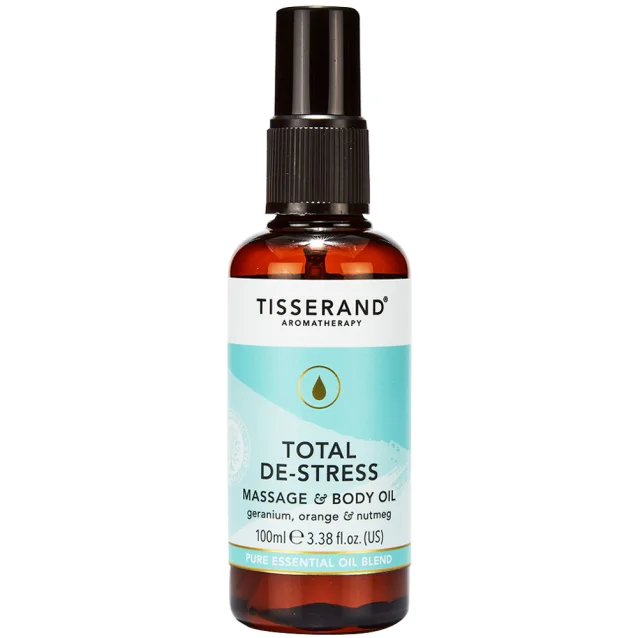 Tisserand Total De Stress Massage And Body Oil 100ml Tisserand Total De Stress Massage And Body Oil 100ml