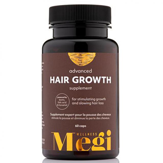 Megi Wellness Hair Growth Supplement 60 Caps