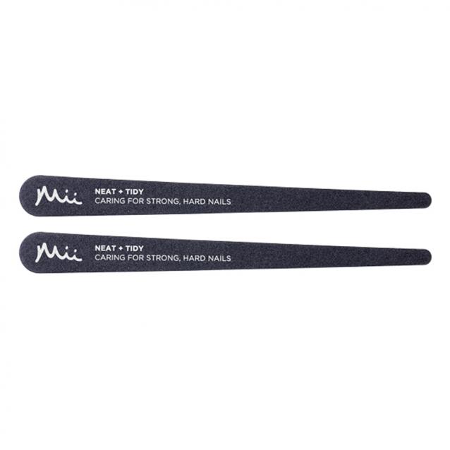 Mii Cushioned Emery Boards For Hard Nails x2 Nail Files