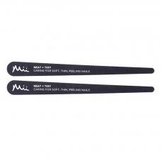 Mii Cushioned Emery Boards For Soft Nails x2 Nail Files