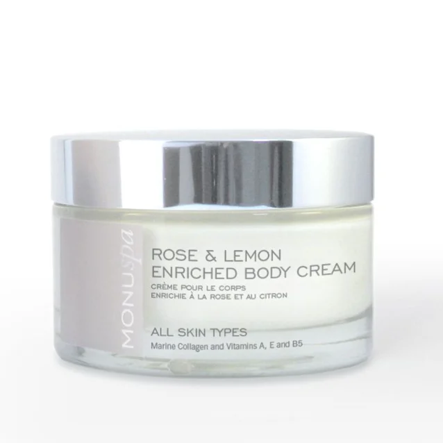 MonuSpa Rose And Lemon Enriched Body Cream 180ml MonuSpa Rose And Lemon Enriched Body Cream 180ml