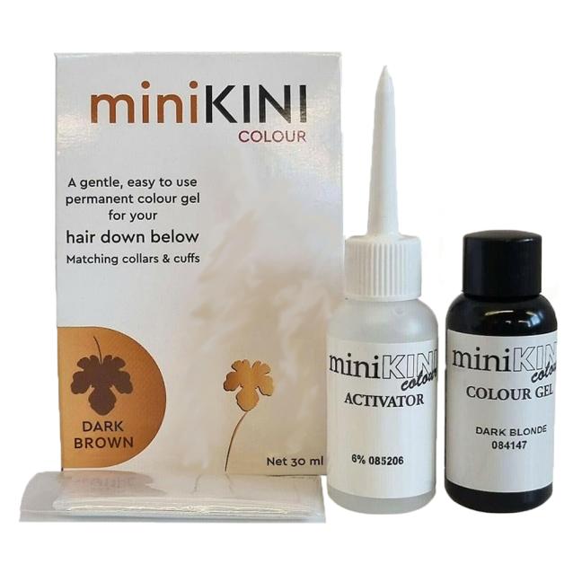 Minikini Dark Brown Pubic Hair Dye 30ml