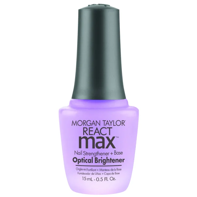 Morgan Taylor React Max Optical Brightener Base Coat 15ml Morgan Taylor React Max Optical Brightener Base Coat 15ml