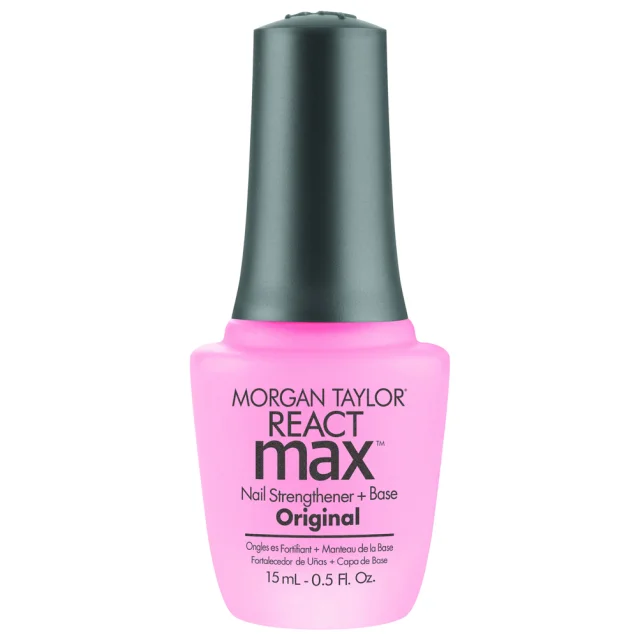 Morgan Taylor React Max Original Nail Strengthener Base Coat 15ml Morgan Taylor React Max Original Nail Strengthener Base Coat 15ml