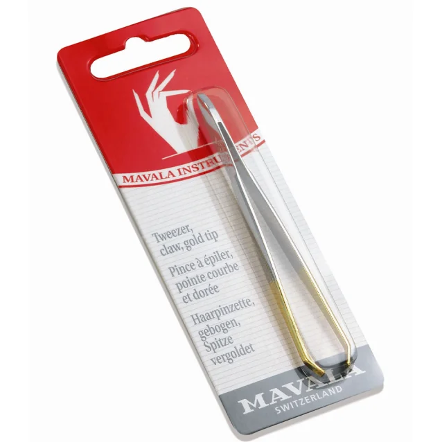 Mavala Gold Plated Claw Tip Tweezer Mavala Gold Plated Claw Tip Tweezer