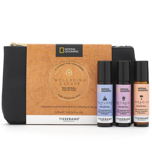Tisserand National Geographic Wellbeing Escape Roller Ball Collection Tisserand National Geographic Wellbeing Escape Roller Ball Collection