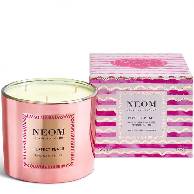 Neom Perfect Peace Scented Candle 3 Wick