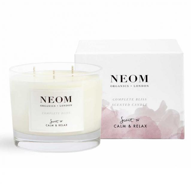 Neom Complete Bliss Scented Candle 3 Wick