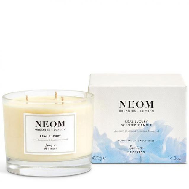 Neom Real Luxury Scented Candle 3 Wick