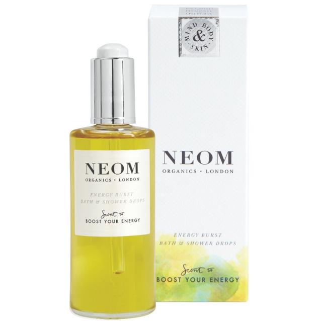 Neom Burst Of Energy Bath And Shower Drops 100ml Neom Burst Of Energy Bath And Shower Drops 100ml