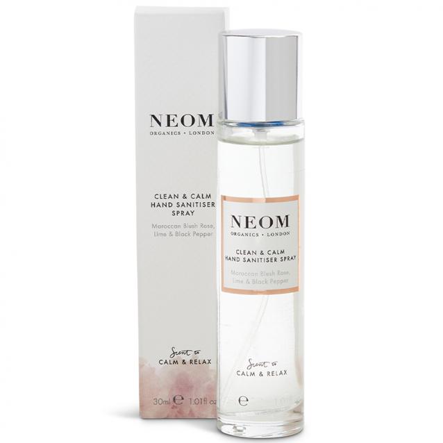 Neom Clean And Calm Hand Sanitiser Spray 30ml