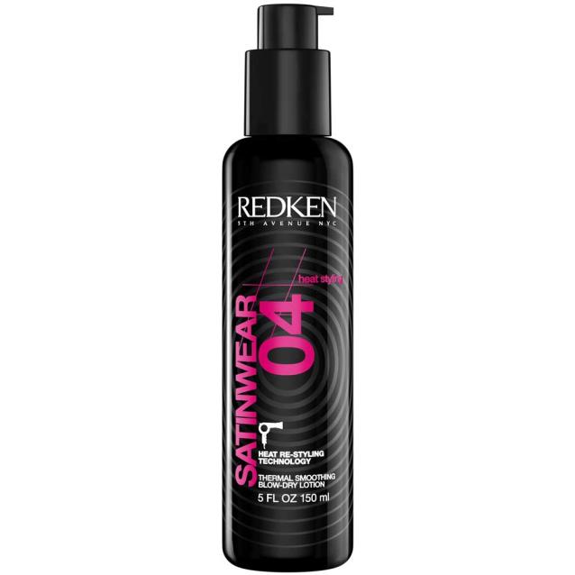 Redken Satinwear 04 Thermal Smoothing Blow Dry Lotion 150ml Redken Satinwear 04 Thermal Smoothing Blow Dry Lotion 150ml