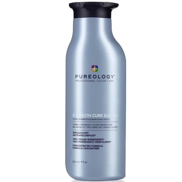 Pureology Strength Cure Blonde Purple Shampoo 266ml Pureology Strength Cure Blonde Purple Shampoo 266ml