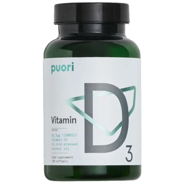 Puori D3 Vitamin D 2500 IU 120 Soft Gel Capsules Puori D3 Vitamin D 2500 IU 120 Soft Gel Capsules