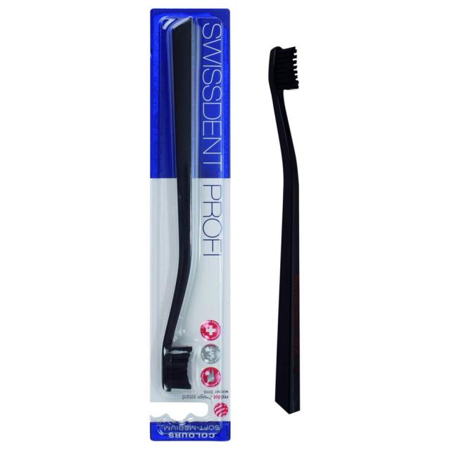 Swissdent Profi Colours Toothbrush Black