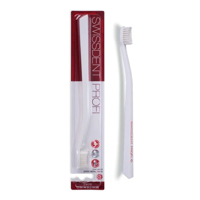 Swissdent Profi Whitening Toothbrush White Swissdent Profi Whitening Toothbrush White