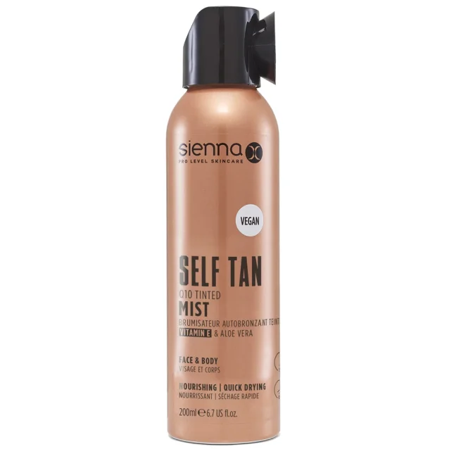 Sienna X Self Tan Q10 Tinted Mist 200ml Sienna X Self Tan Q10 Tinted Mist 200ml
