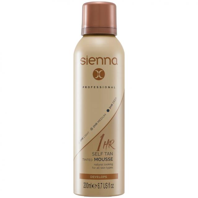 Sienna X 1 Hour Self Tan Tinted Mousse 200ml