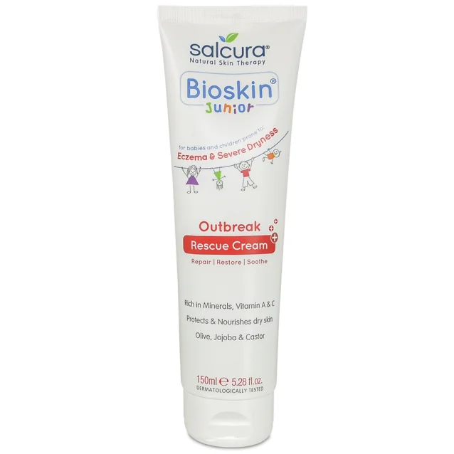 Salcura Bioskin Junior Outbreak Rescue Cream 150ml Salcura Bioskin Junior Outbreak Rescue Cream 150ml
