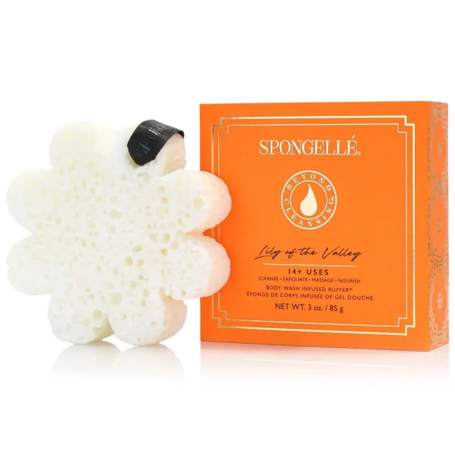 Spongelle Boxed Flower Body Wash Infused Buffer Lily Of The Valley Spongelle Boxed Flower Body Wash Infused Buffer Lily Of The Valley