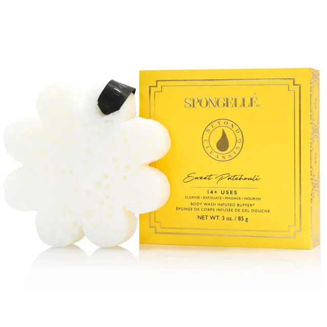 Spongelle Boxed Flower Body Wash Infused Buffer Sweet Patchouli Spongelle Boxed Flower Body Wash Infused Buffer Sweet Patchouli