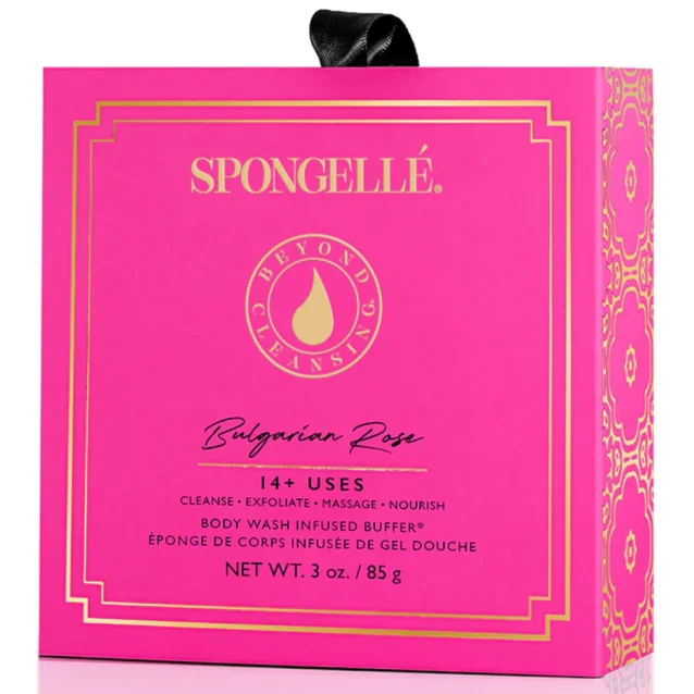 Spongelle Boxed Flower Body Wash Infused Buffer Bulgarian Rose Spongelle Boxed Flower Body Wash Infused Buffer Bulgarian Rose