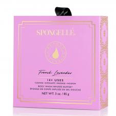 Spongelle Boxed Flower Body Wash Infused Buffer French Lavender
