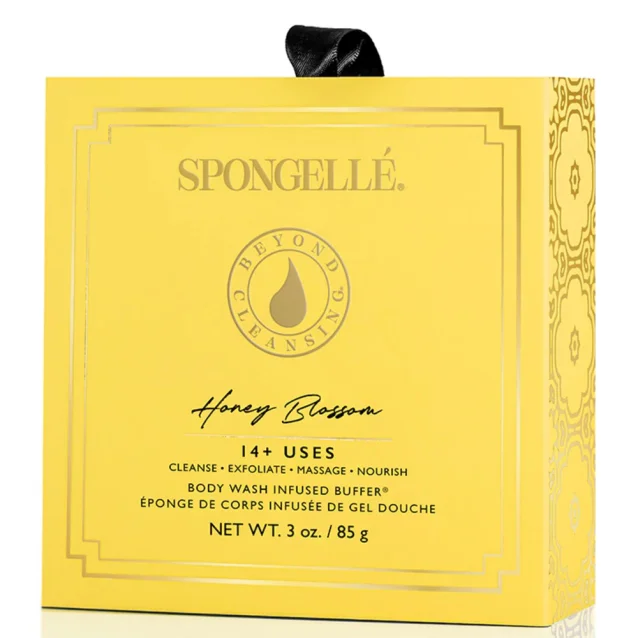 Spongelle Boxed Flower Body Wash Infused Buffer Honey Blossom Spongelle Boxed Flower Body Wash Infused Buffer Honey Blossom