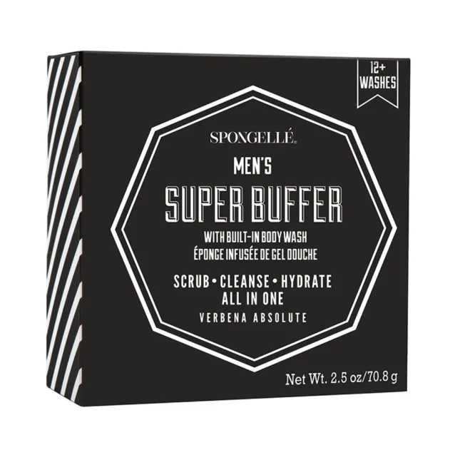 Spongelle Men's Super Buffer Mini Verbena Absolute 70g Spongelle Men's Super Buffer Mini Verbena Absolute 70g