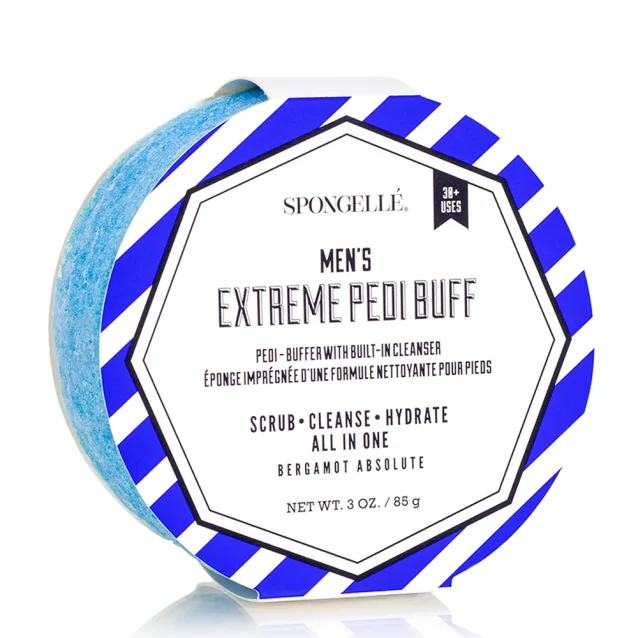 Spongelle Men's Extreme Pedi Buffer Bergamot 85g Spongelle Men's Extreme Pedi Buffer Bergamot 85g