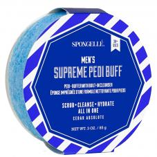 Spongelle Men's Supreme Pedi Buffer Cedar Absolute