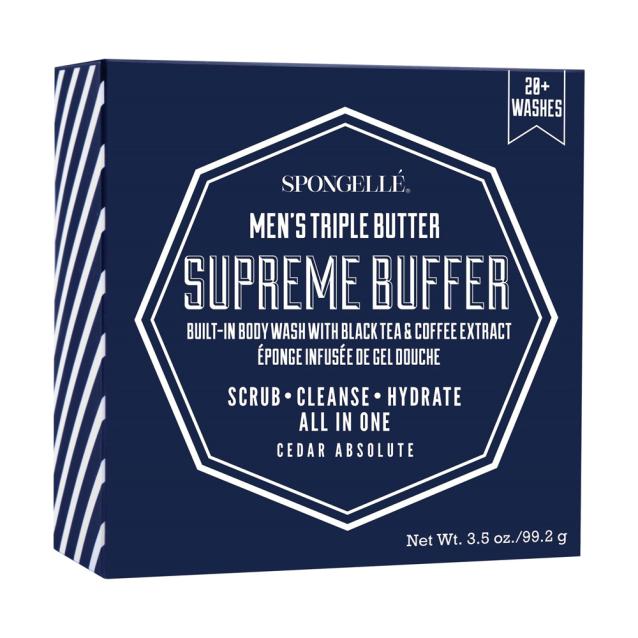 Spongelle Men's Supreme Buffer Cedar Absolute 99g