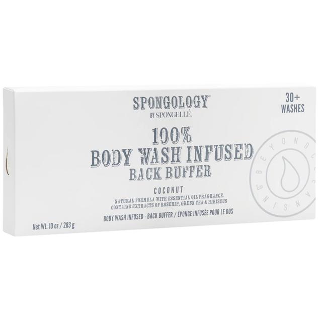 Spongelle Spongology Body Wash Infused Back Buffer Coconut Spongelle Spongology Body Wash Infused Back Buffer Coconut