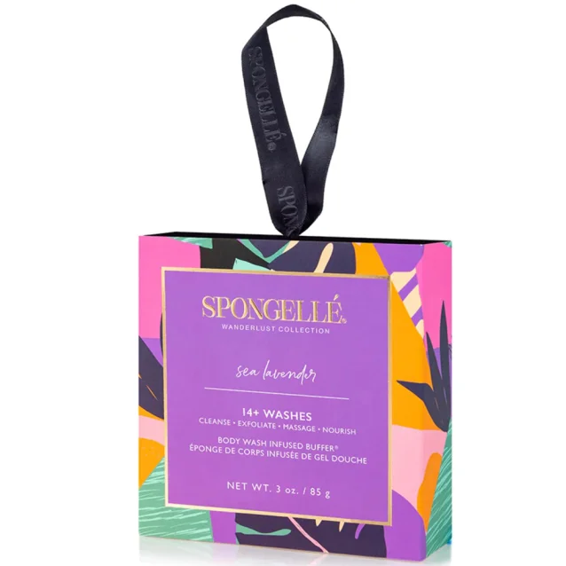 Spongelle Boxed Flower Body Wash Infused Buffer Sea Lavender Spongelle Boxed Flower Body Wash Infused Buffer Sea Lavender