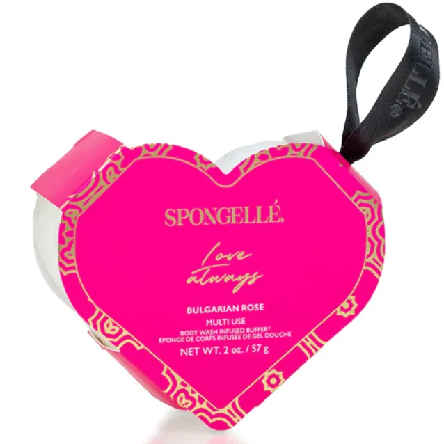 Spongelle Love Always Body Wash Infused Heart Buffer Bulgarian Rose Spongelle Love Always Body Wash Infused Heart Buffer Bulgarian Rose