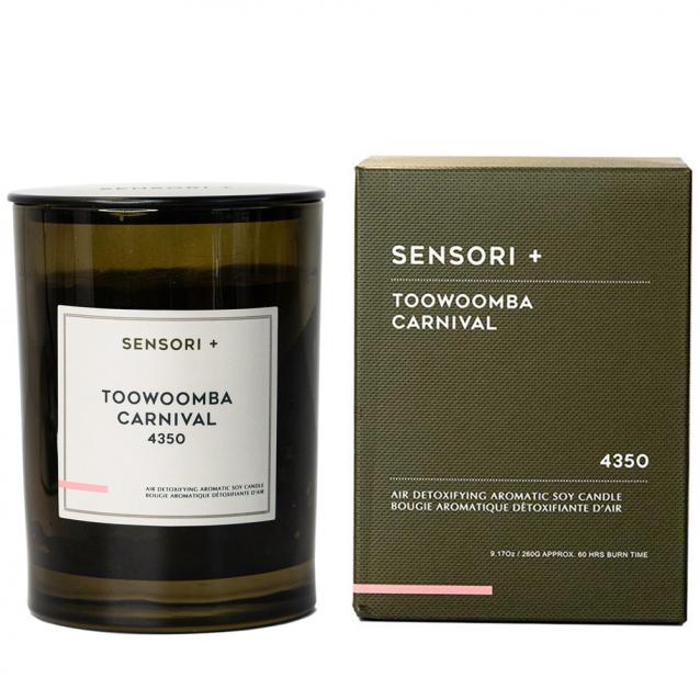 Sensori+ Air Detoxifying Soy Candle Toowoomba Carnival 4350 260g