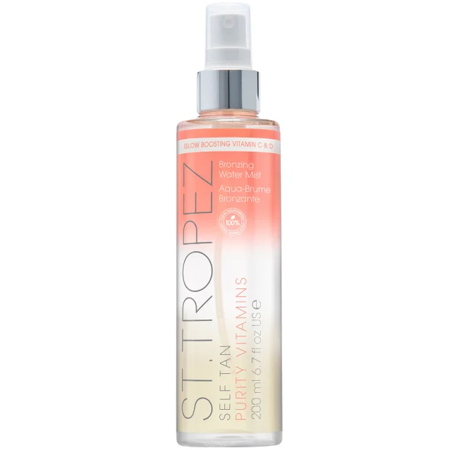 St Tropez Self Tan Purity Vitamins Bronzing Water Mist 200ml St Tropez Self Tan Purity Vitamins Bronzing Water Mist 200ml