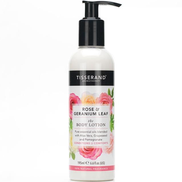 Tisserand Rose And Geranium Leaf Body Lotion 195ml