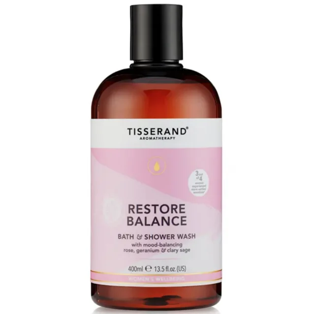 Tisserand Restore Balance Bath And Shower Wash 400ml Tisserand Restore Balance Bath And Shower Wash 400ml