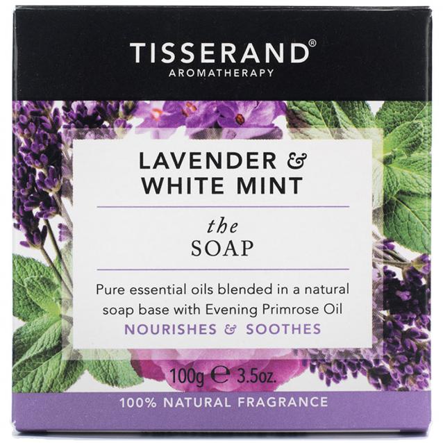 Tisserand Lavender And White Mint Soap 100g
