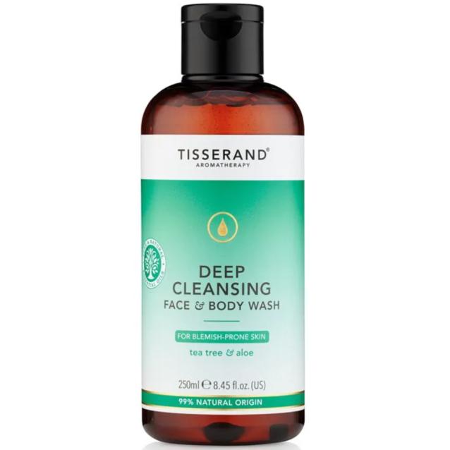 Tisserand Tea Tree And Aloe Deep Cleansing Face And Body Wash 250ml Tisserand Tea Tree And Aloe Deep Cleansing Face And Body Wash 250ml