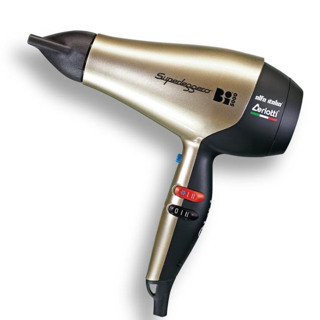 Alfa Italia Superleggero Pro Salon Hair Dryer Gold