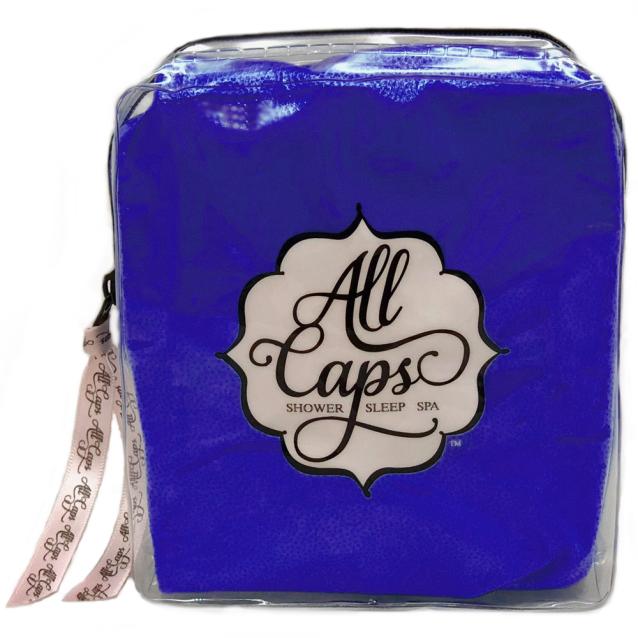 All Caps Hair Shower Sleep Spa Cap Purple