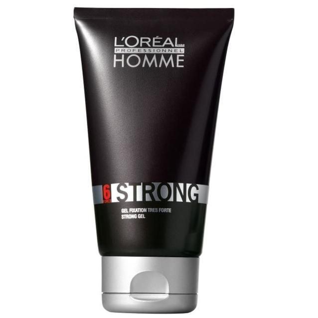 Loreal Professionnel Homme Strong Hold Gel 150ml Loreal Professionnel Homme Strong Hold Gel 150ml