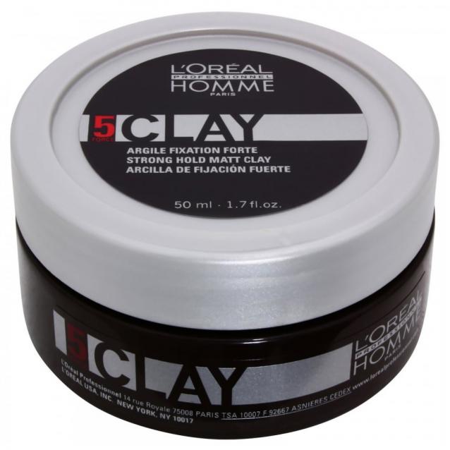 Loreal Professionnel Homme Strong Hold Clay 50ml